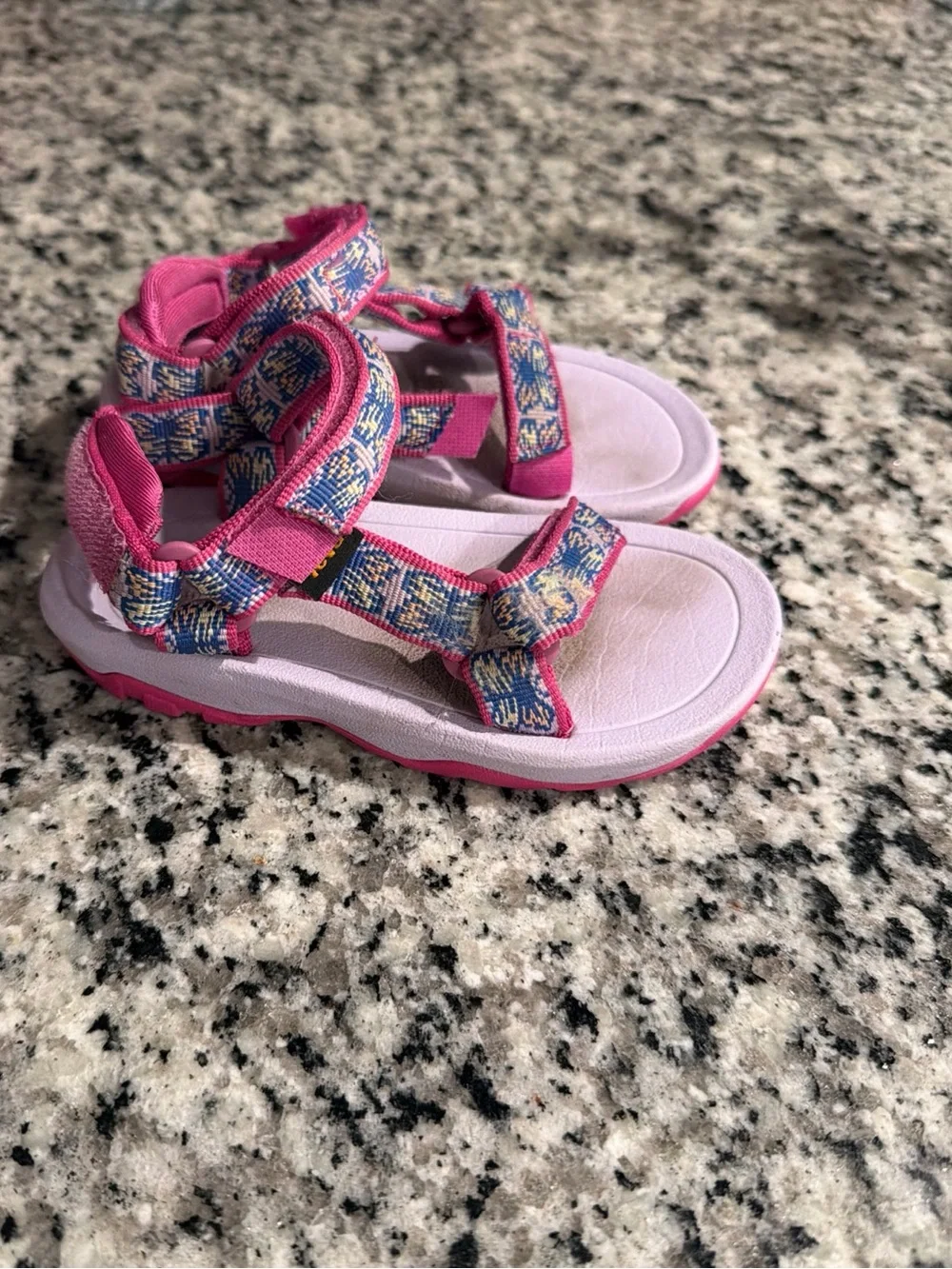 TEVA Little Kids Sandals Size 7 Pink/purple Approx 7